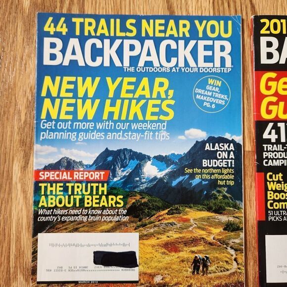 Backpacker Magazine March, April 2013 Back Issue Lot of 2 - Picture 3 of 6
